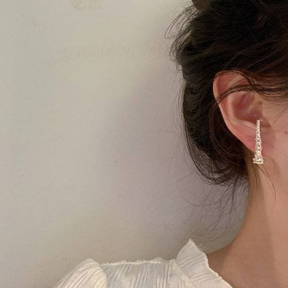 Asymmetric Stud Earrings